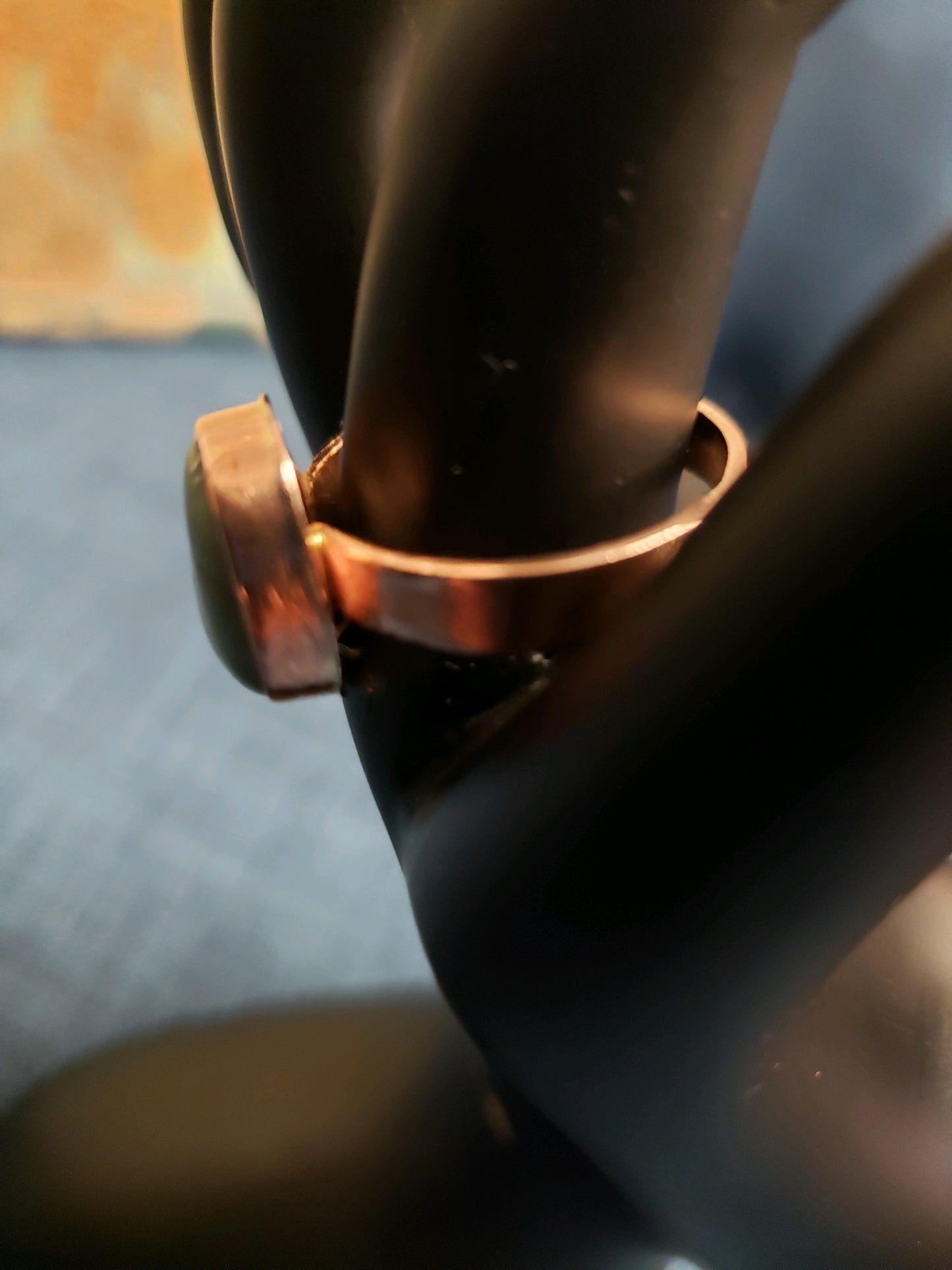 Close-up of a propeller with a blurred background
