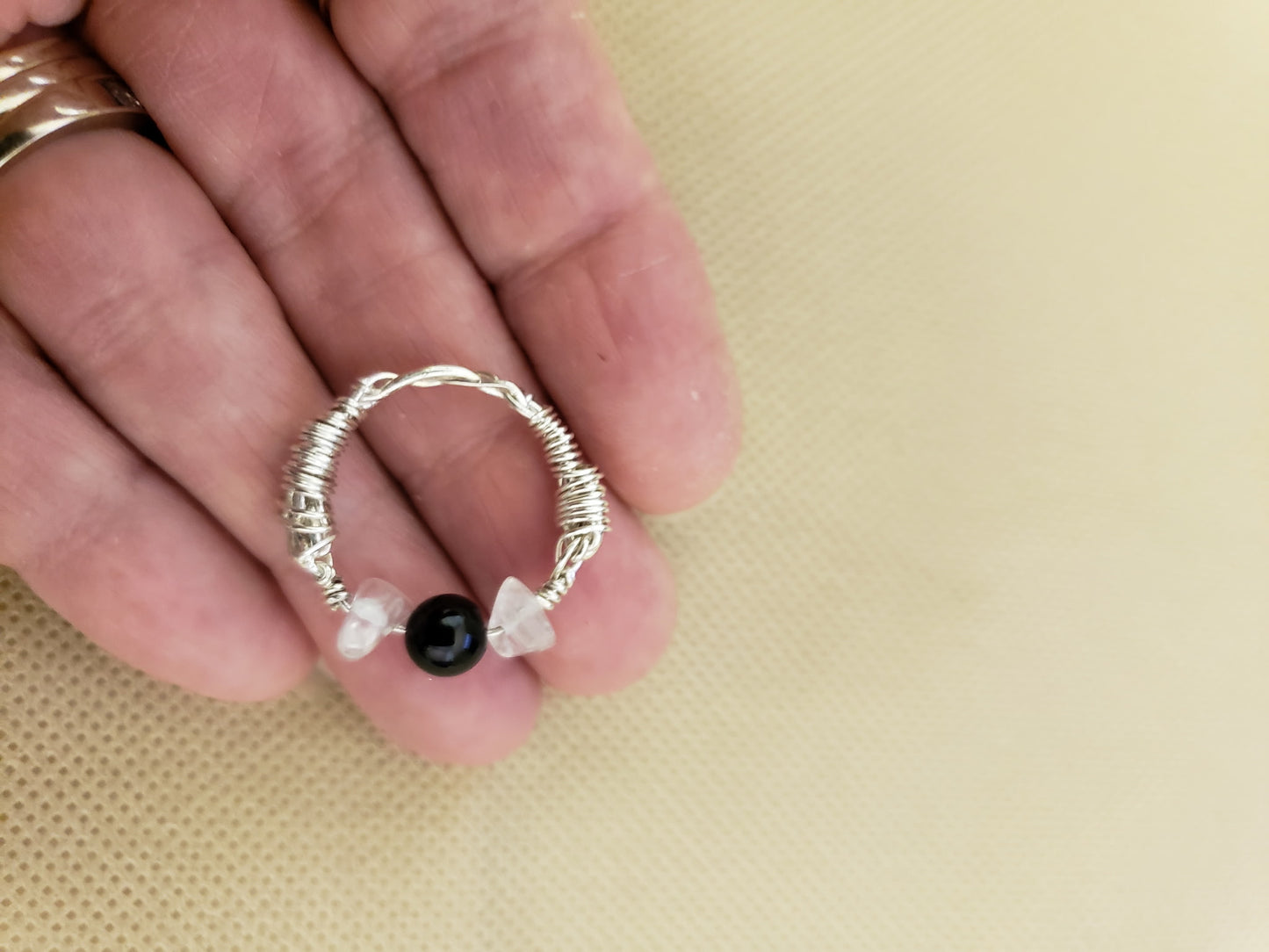 Black Onyx Sterling Silver Ring