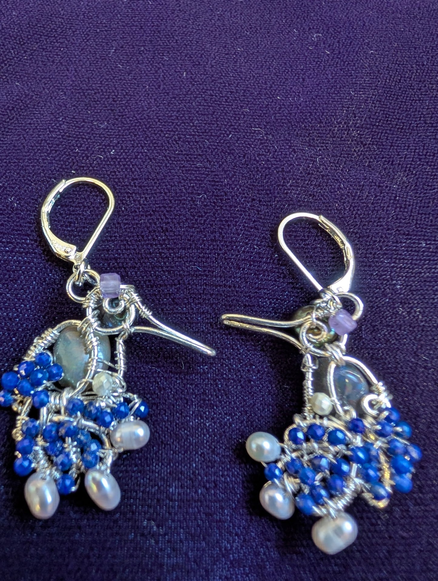 Hummingbird Earrings 925 Sterling Silver