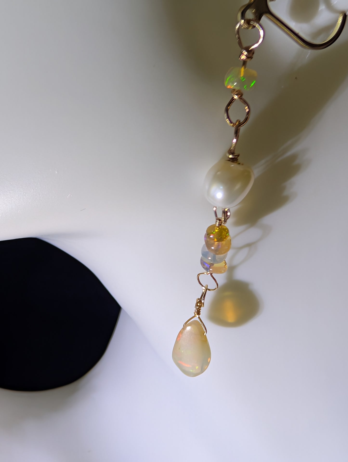 Opal Teardrop Earrings