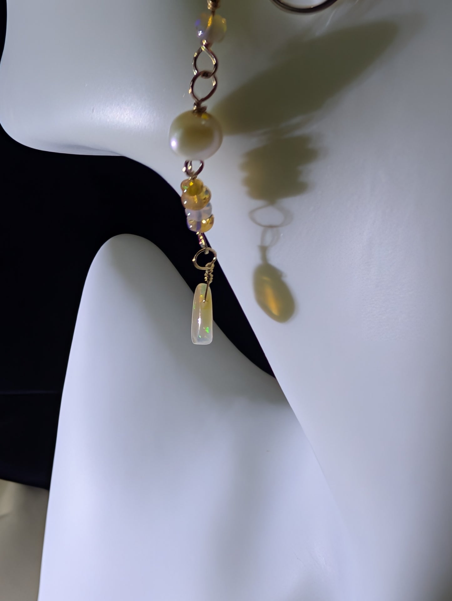 Opal Teardrop Earrings