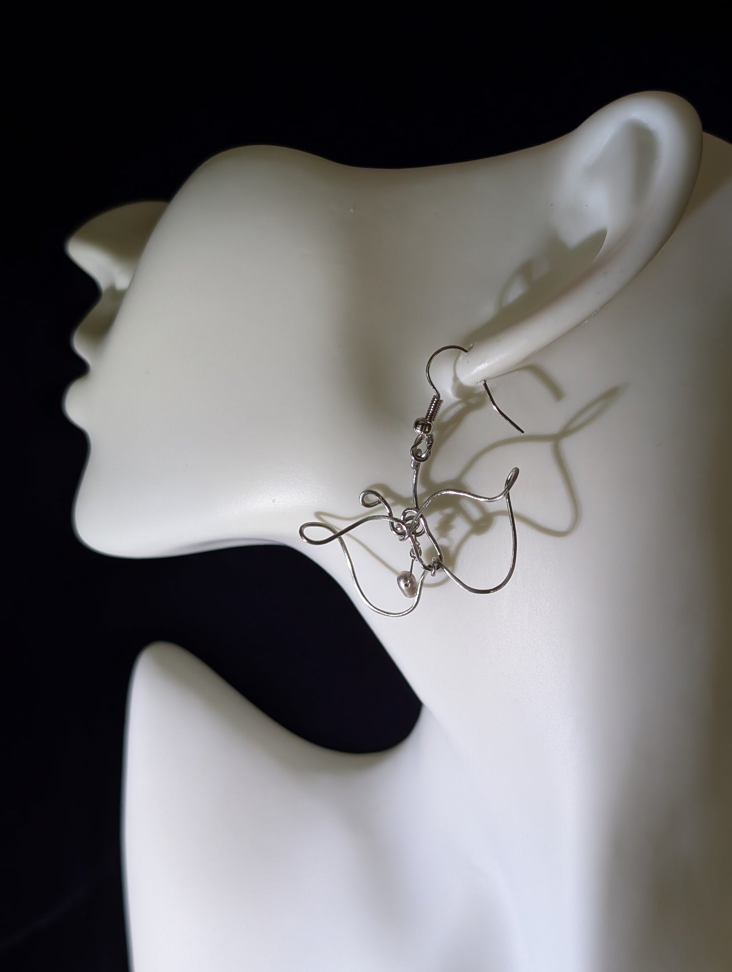 Pearl Butterfly Earrings